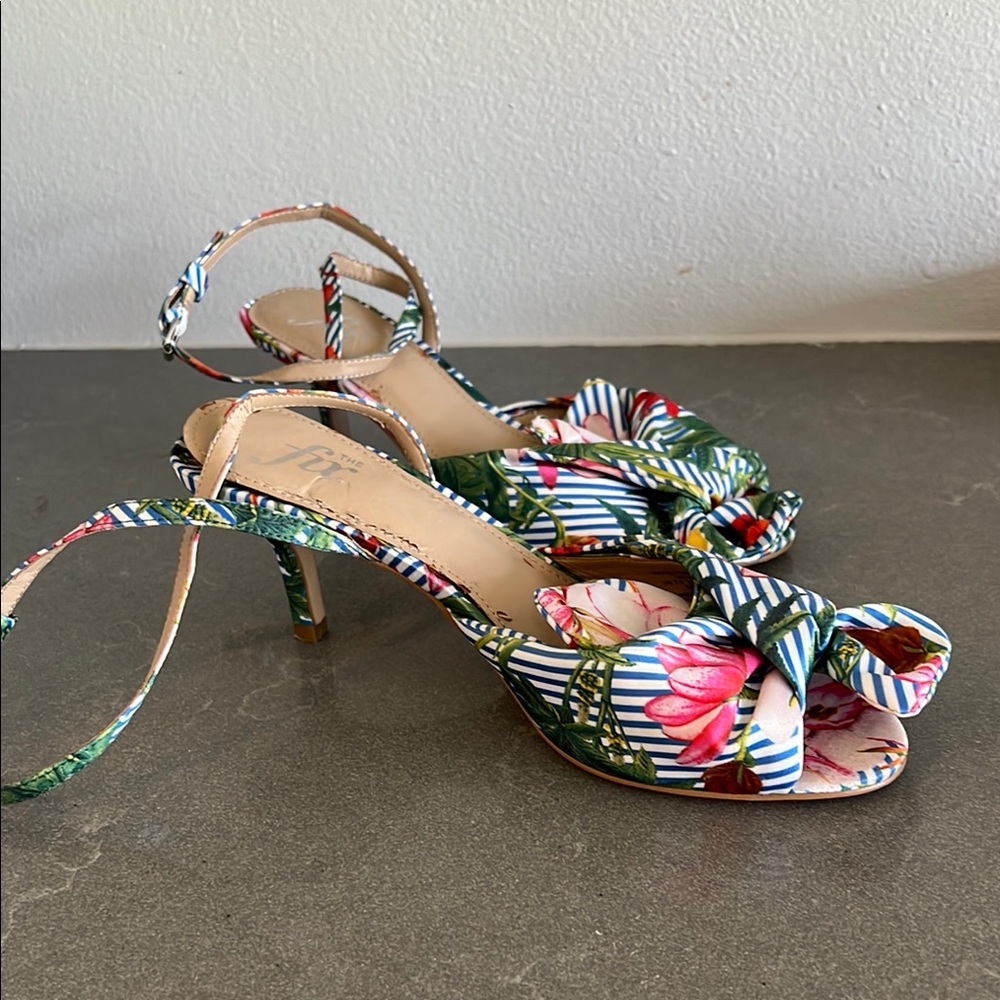 Floral Strappy Heels